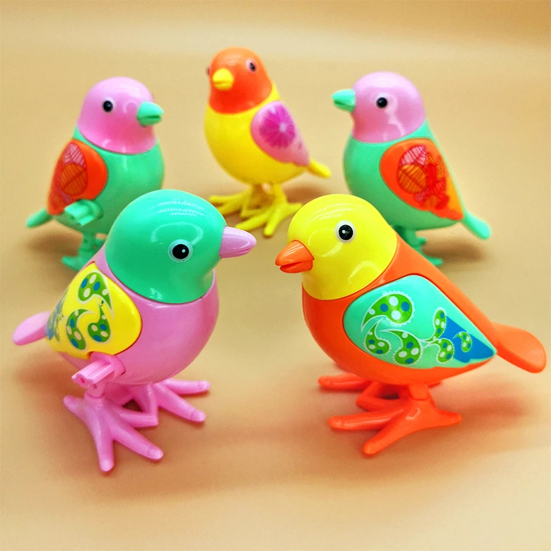 儿童发条玩具蹦跳喜鹊仿真动物婴幼儿男女孩学爬益智1-2-3-4岁