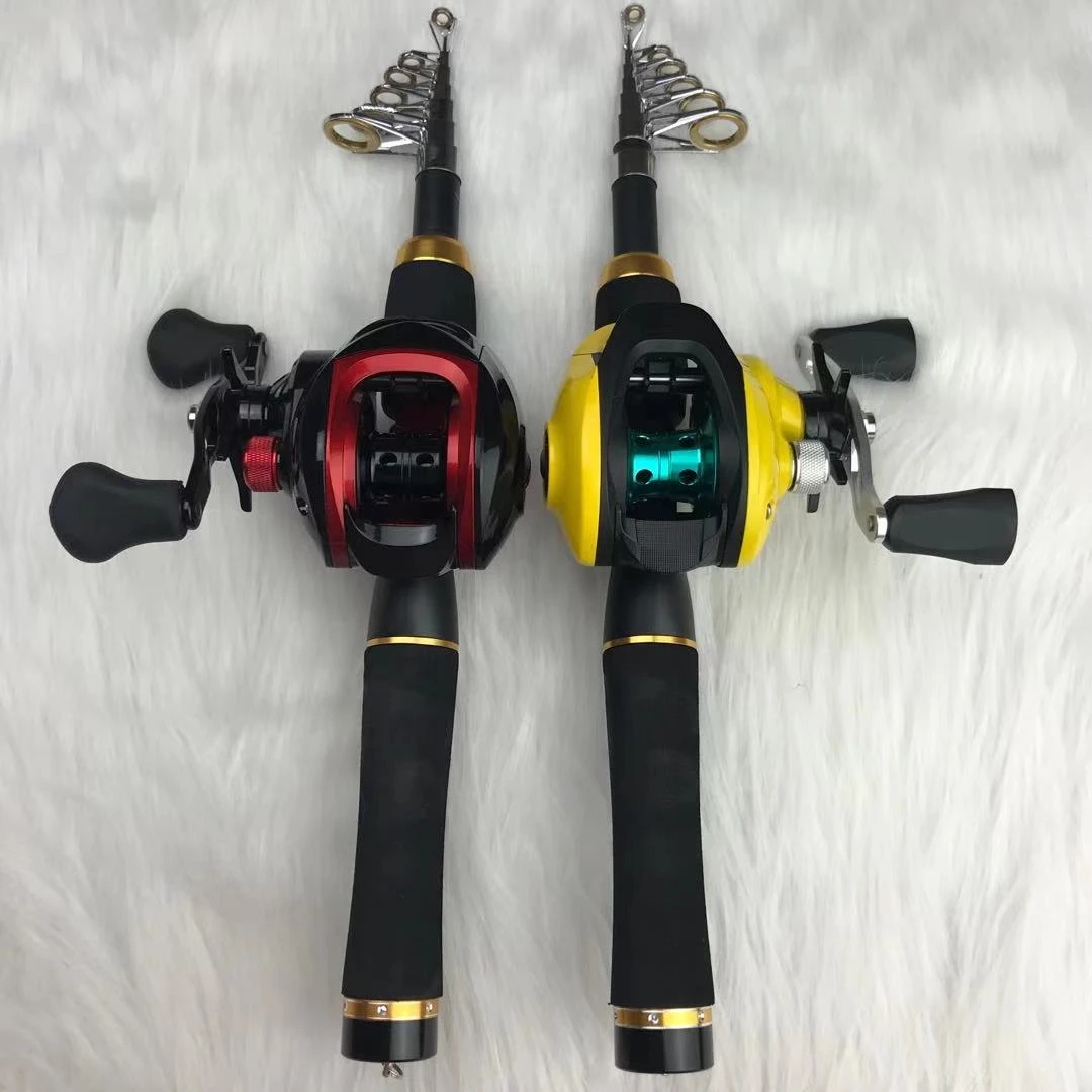 收缩迷你小路亚竿便携方便短节碳素高品质伸缩强力多节