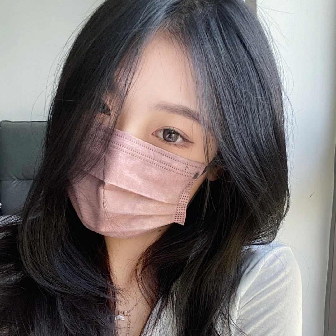 【莫兰迪系列】泡泡纱耳绳时尚成人彩色一次性防护口罩