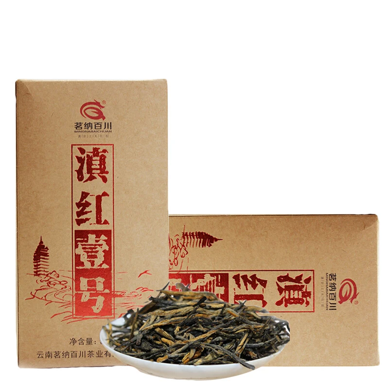 茗纳百川滇红茶滇红壹号1号 云南凤庆特级浓香滇红茶380克760克