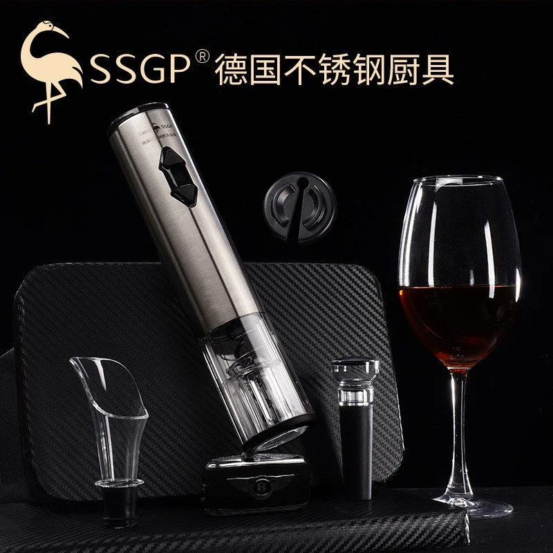 【叁肆钢】SSGP 电动红酒开瓶器真空酒塞家用葡萄酒启瓶器起
