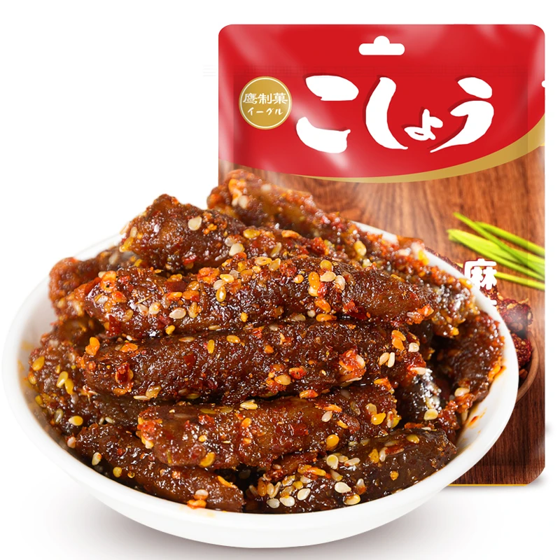 鹰制菓麻辣牛肉60g麻辣牛肉干辣味四川重庆特产网红零食