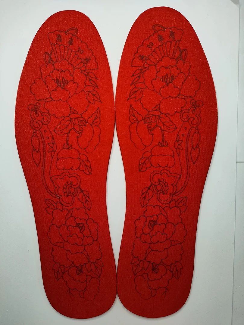 手工刺绣鞋垫半成品纯手工鞋垫子材料包送纯棉布丁针五双以上包邮