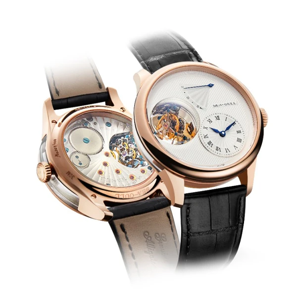 11海鸥高端立体陀/双陀/万年历/三问系列男士腕表