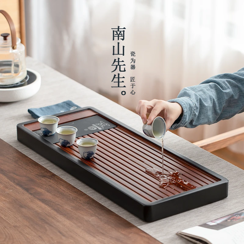 南山先生 禅心重竹茶盘功夫茶具家用茶台