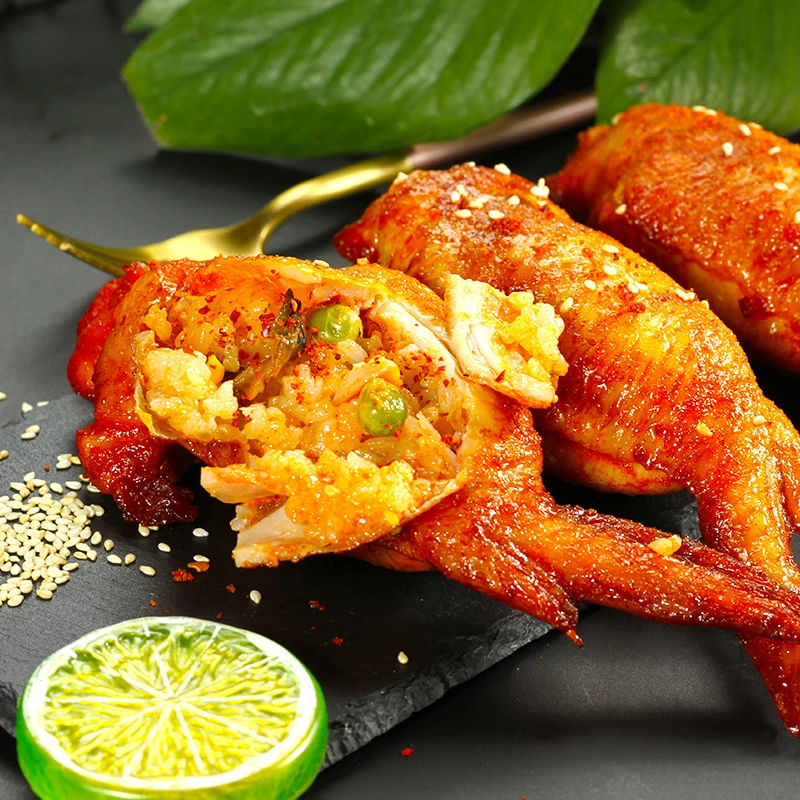 品格优粮鸡翅包饭奥尔良味烧烤煎炸小吃翅包饭美味半成品烤翅10只