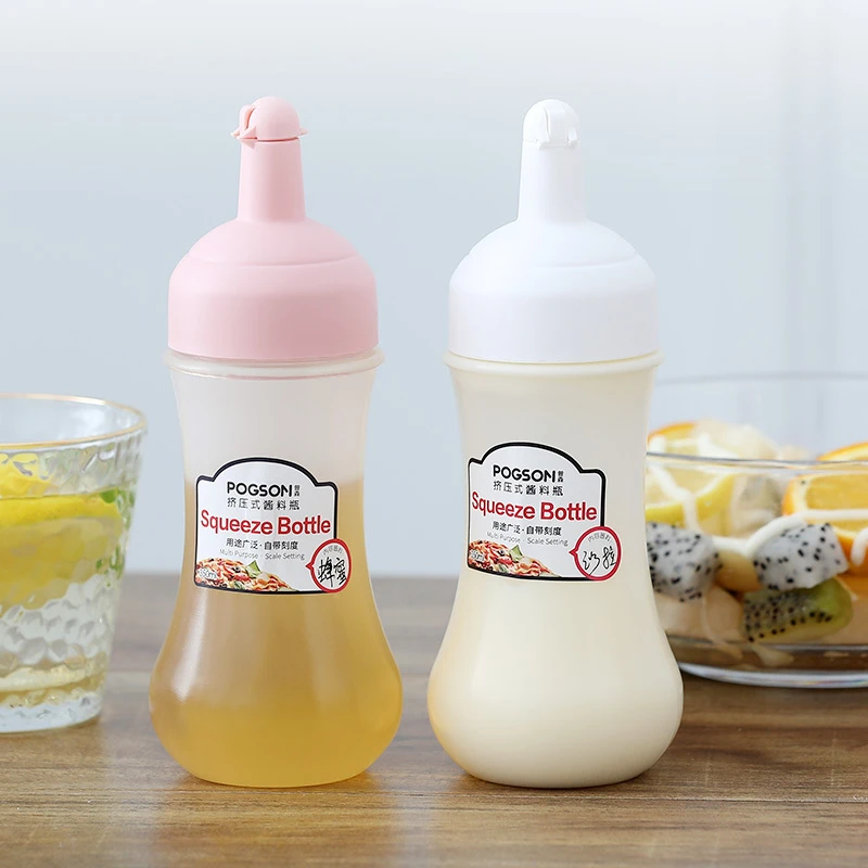辉漫沙拉酱挤压瓶多功能塑料挤压密封瓶蜂蜜分装番茄酱调料挤酱器