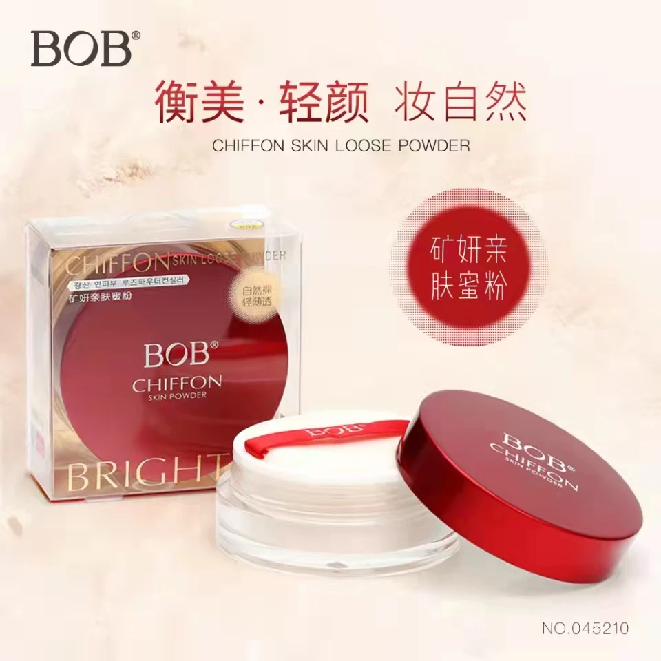 BOB矿妍亲肤蜜粉提亮肤色轻透妆感