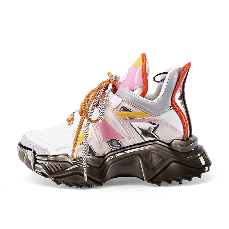 老爹鞋女款2024秋季新款透气百搭休闲ins潮运动鞋子真皮休闲鞋潮