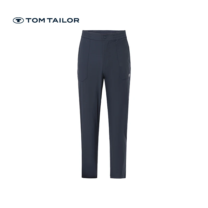 TOM TAILOR【早秋新款】运动裤男士裤子梭织修身长裤潮流 TTTRB102E