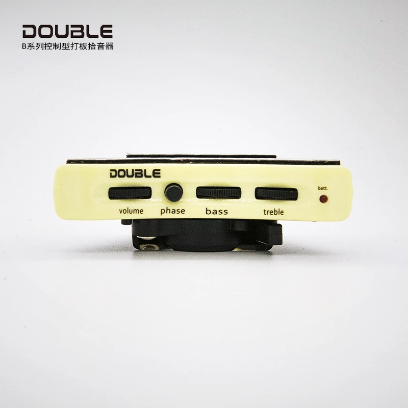 民谣吉他DOUBLE拾音器B1G单音B2G双音系统电箱拾音器加振音孔演出