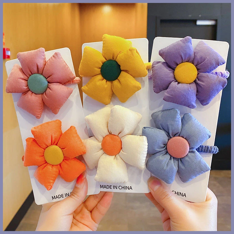 儿童糖果花朵头绳女童扎头皮筋网红新款丸子头扎发