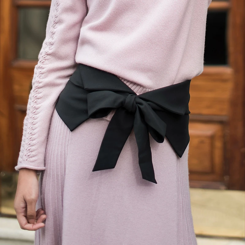 生活在左时装周优雅复古气质中式绣花不规则夏至腰带 M991030208