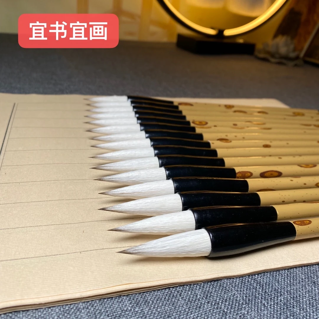 宜书宜画兼毫中楷 大中小初学者培训楷书行书篆隶国画毛笔