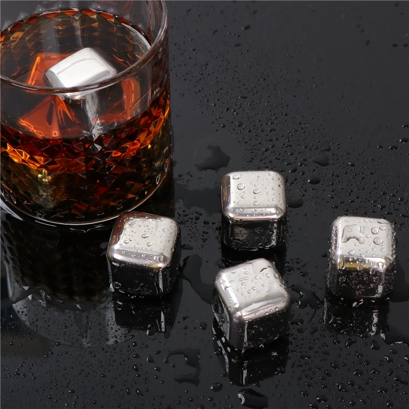 304不锈钢冰块速冻器不化金属冰块酒吧啤酒威士忌冰粒冰酒石家用