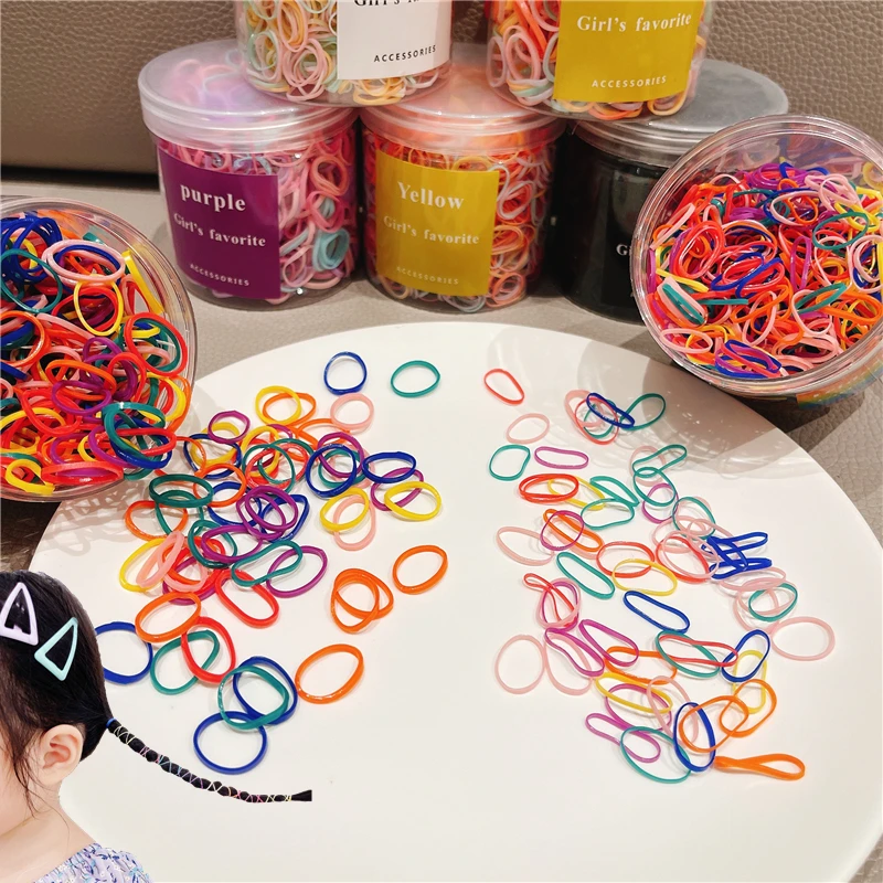 A157【满9.9发货】儿童发饰头绳一次性小号皮筋头饰发圈宝宝发绳
