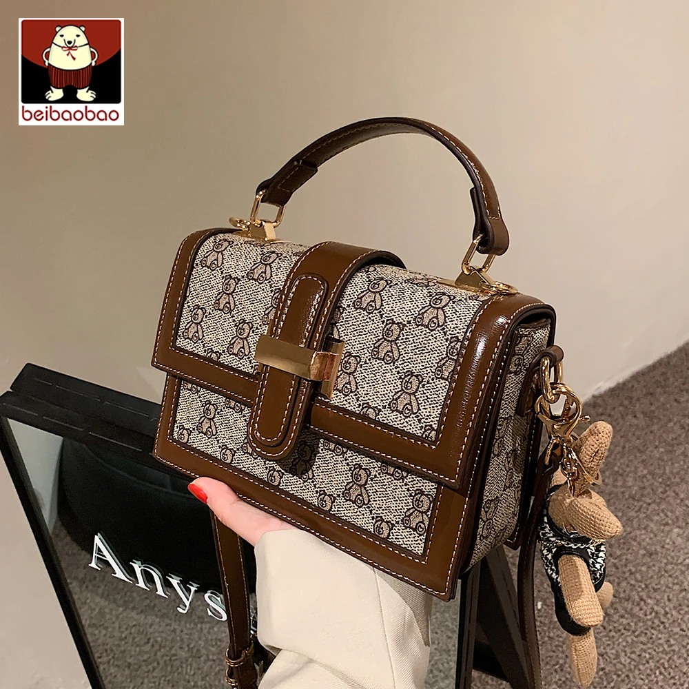 北包包小众包包女包2022秋季新款潮斜挎包复古小方包质感手提