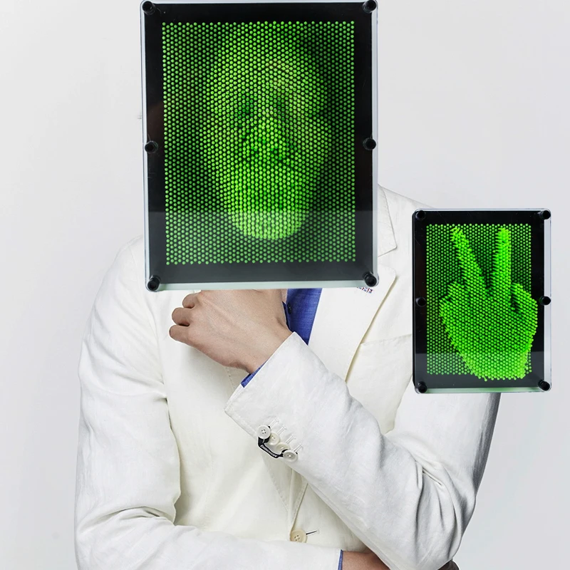 百变针画脸印特大三维魔术针雕手印手摸玩具3d立体创意女童礼物