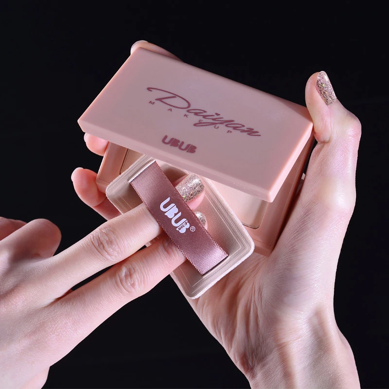 丝滑清透奶油肌粉饼清爽控油定妆散粉遮瑕持久干粉蜜粉防水不脱妆