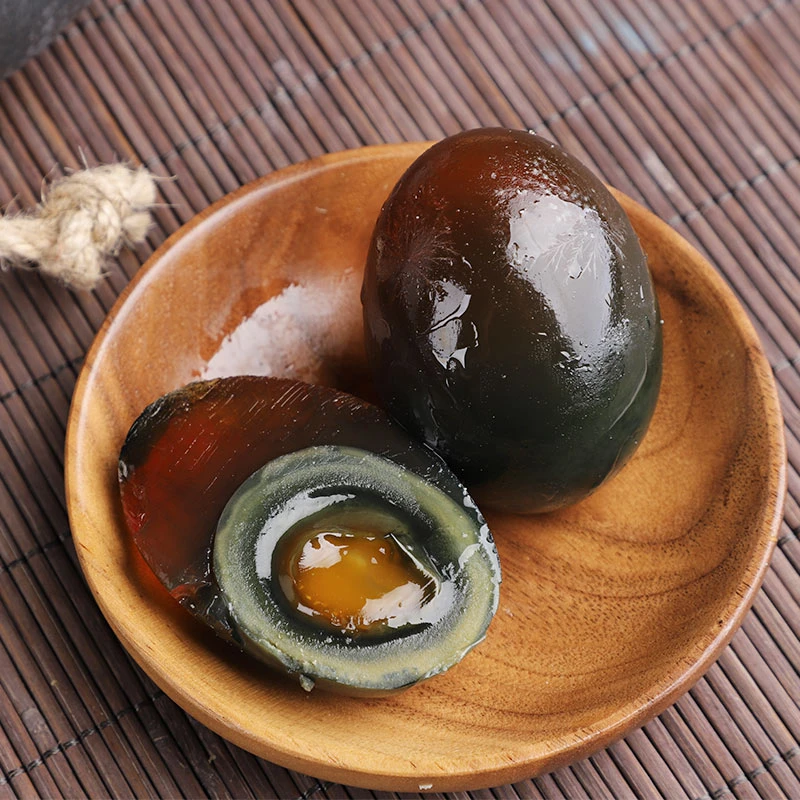 鸿狮 皮蛋松花蛋无铅工艺溏心广东生鲜大鸭蛋即食变蛋 60-65g
