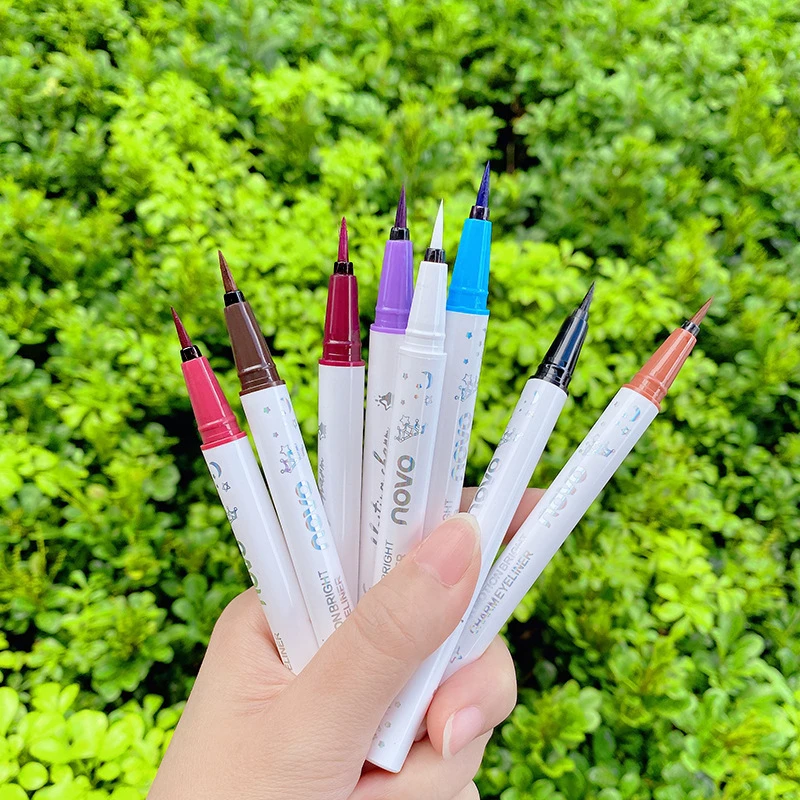 彩色眼线笔防水持久不晕染新手速干极细防汗伪素颜显色不易掉