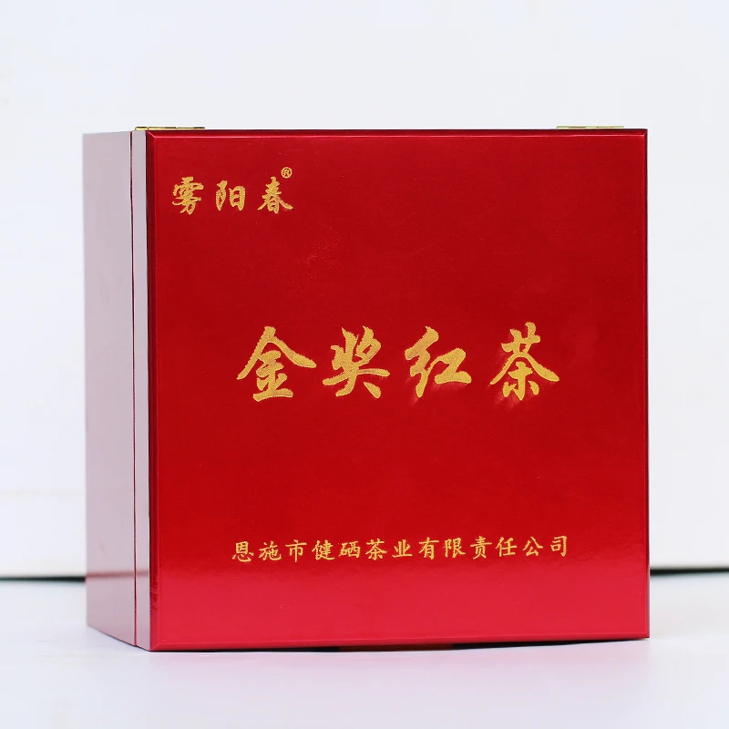 昔施玉露200g金奖红茶木盒礼盒特级功夫茶