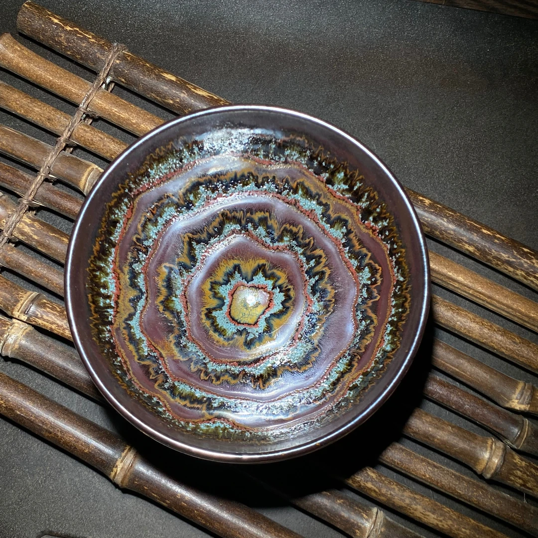 名师建盏茶杯陈云飞紫金盘龙茶盏主人杯茶碗茶器品茗闻香杯礼盒装