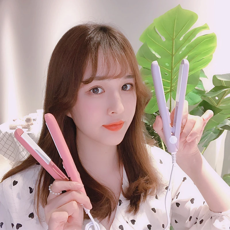迷你夹板女便携式直发卷发两用卷发棒迷小型拉直板夹刘海男士熨板
