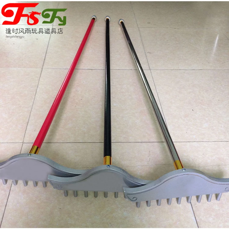 新款猪八戒耙子九齿钉耙儿童节舞台道具玩具木质男孩生日礼品定制