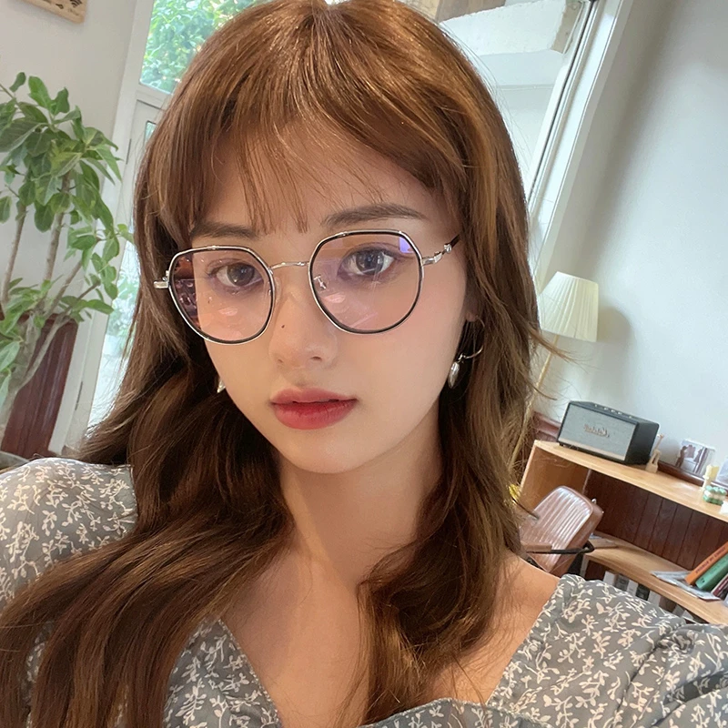 近视眼镜女可配度数ins风韩版潮大脸显瘦复古素颜眼镜框架网红款