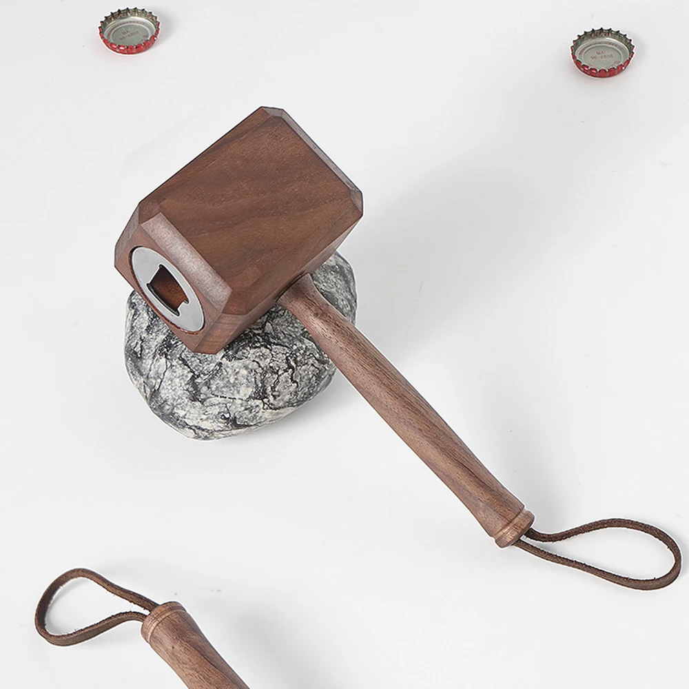 黑胡桃创意开瓶器雷神之锤