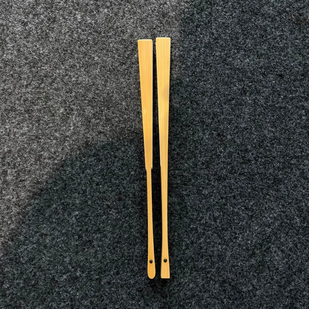 可题诗精工手工玉竹折扇9.5寸18方贴粱挂宓工艺（含苏工扇面）