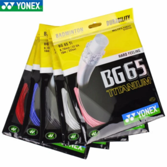 YONEX/尤尼克斯BG65TI羽毛球线0.70MM线径