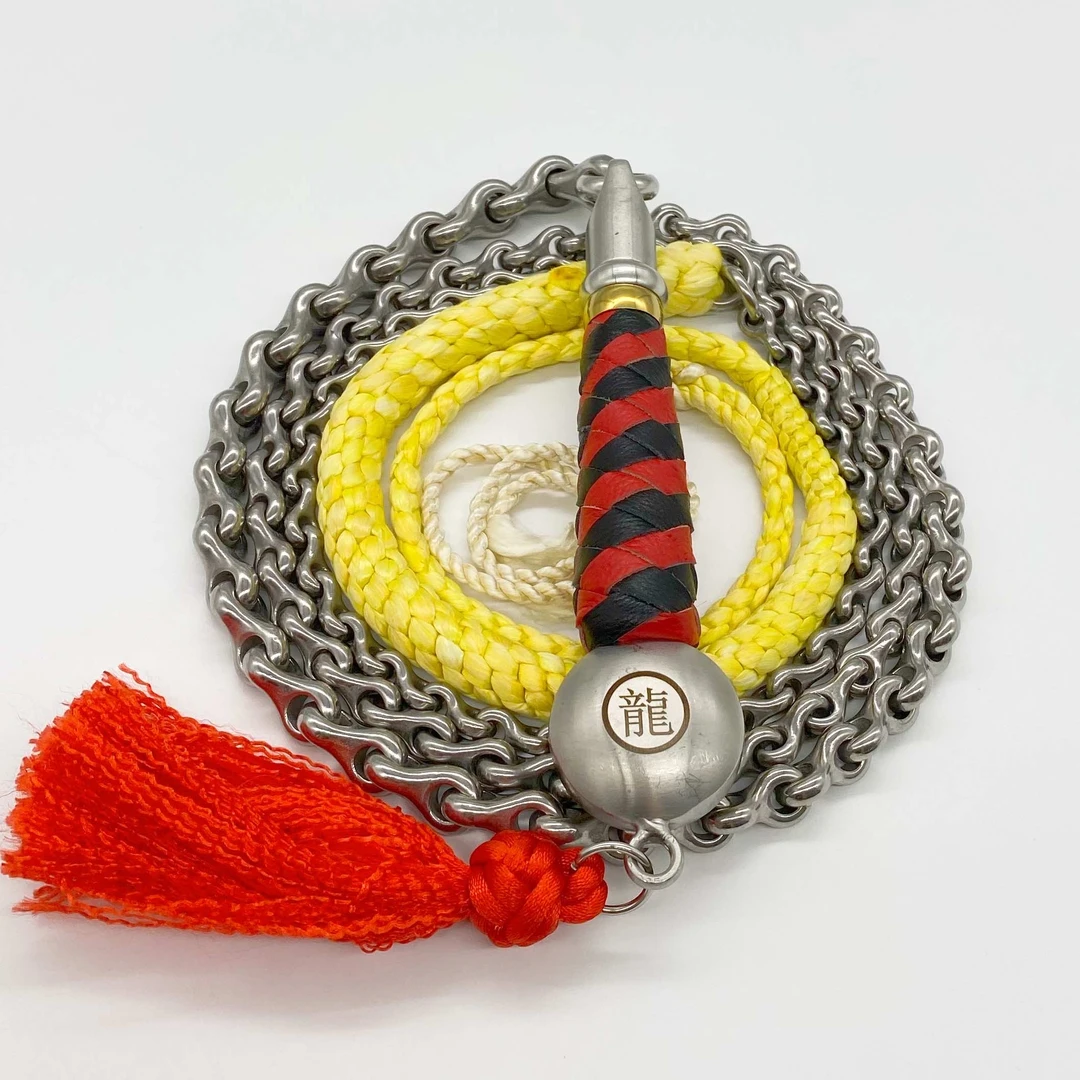 龙骨鞭短环厚壁无纹健身鞭麒麟鞭中老年初学响鞭甩鞭