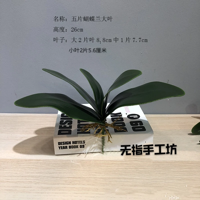 【无指手工坊】7片君子兰叶，5片蝴蝶兰叶