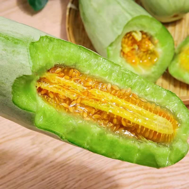 羊角蜜甜瓜种子薄皮香瓜种籽羊角脆羊角酥超甜水果四季包邮