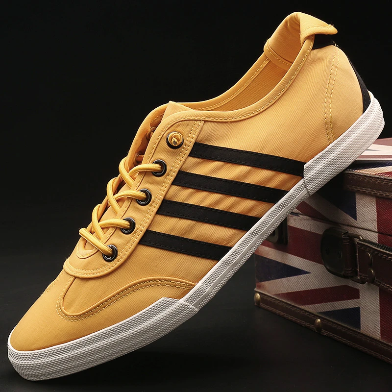 ShanBu/闪步21029 春季男士透气冰丝布鞋韩版男鞋板鞋潮鞋懒人鞋