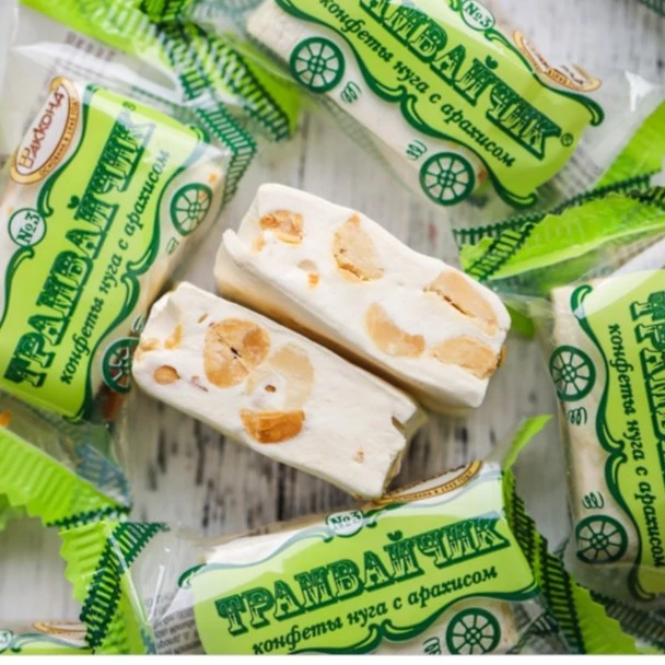 阿孔特牌花生牛轧糖500克