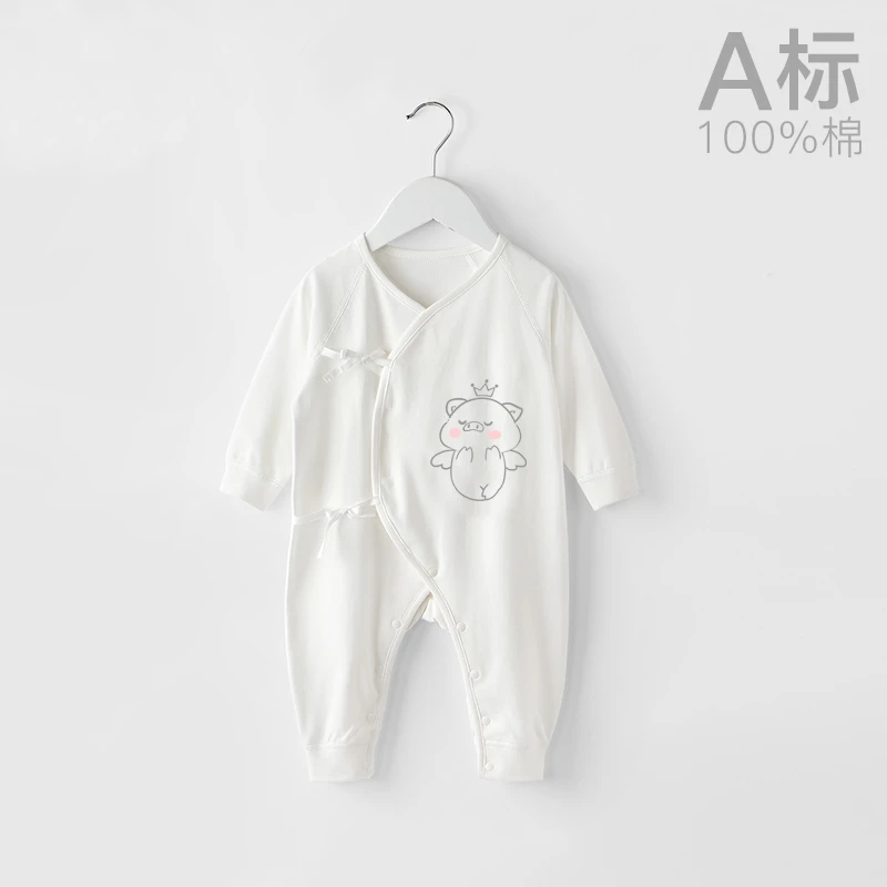新生婴儿衣服和尚服全棉刚出生宝宝连体衣春秋爬服四季款月子衣服
