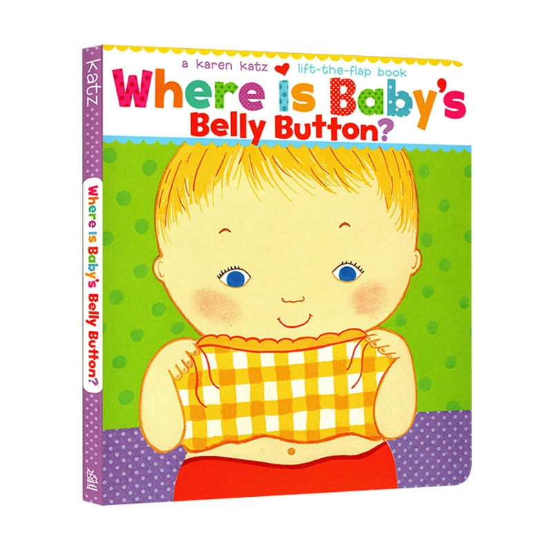 英文原版非点读 Where is baby's Belly button 宝宝的肚脐在哪里