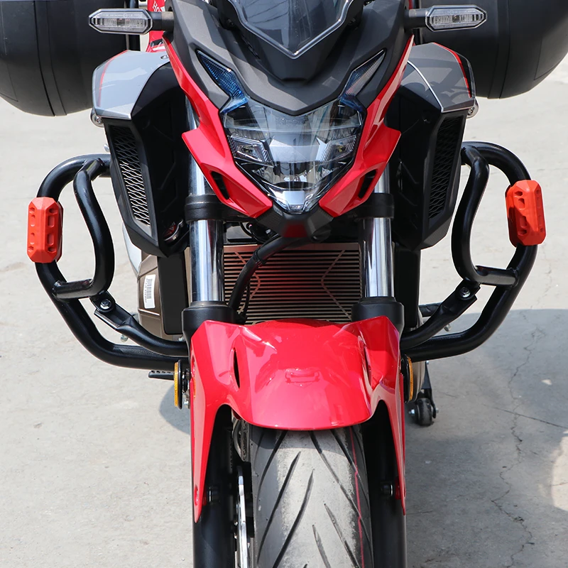 适用于本田CB500F/400F保险杠护杠防摔胶前护杠特技杠2020新款