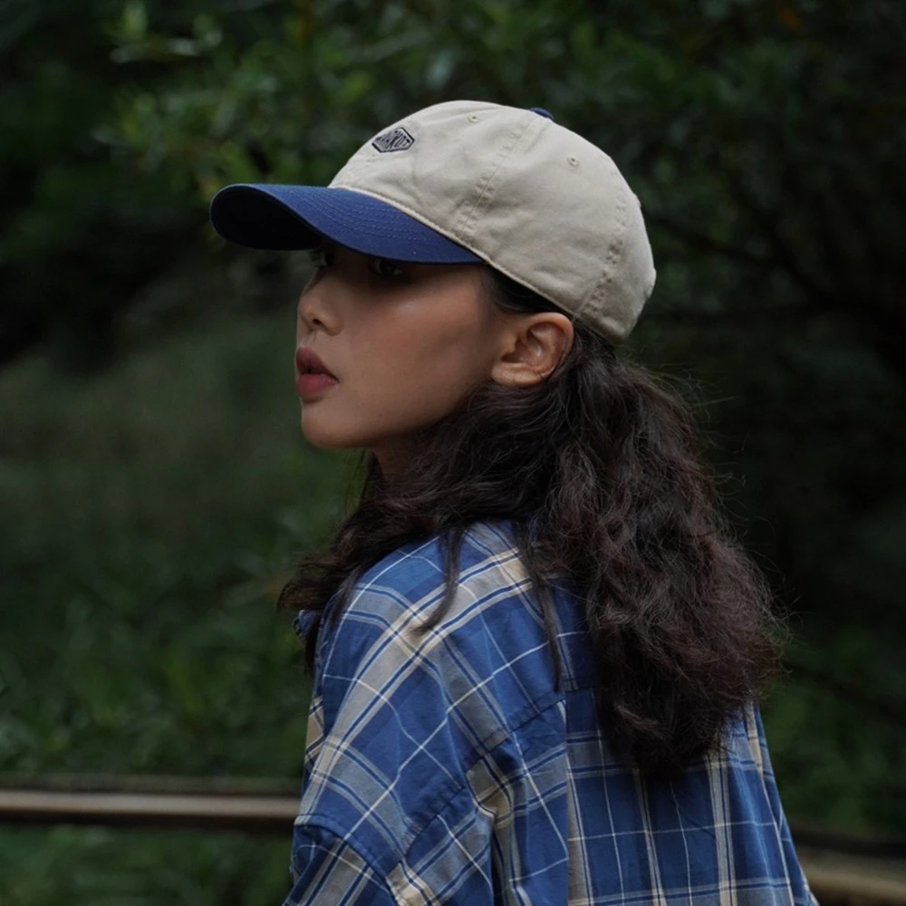 cityboy韩版百搭水洗拼接双色鸭舌帽男女街头潮牌嘻哈日系棒球帽