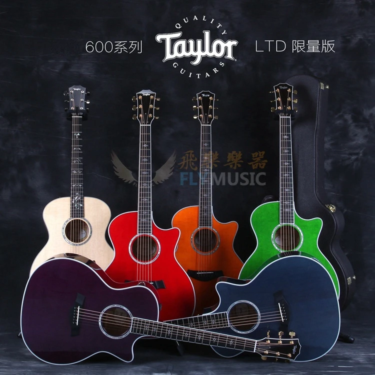 飞琴行 Taylor 514ce 614ce ltd 美产全单民谣吉他 614e