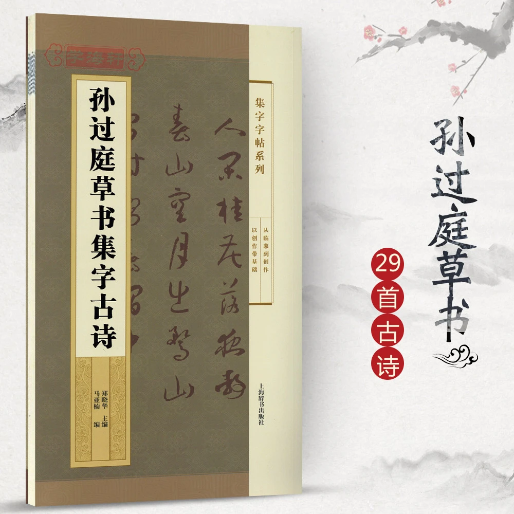 孙过庭草书集字古诗集字系列简体旁注郑晓华草书成人书法毛笔字帖