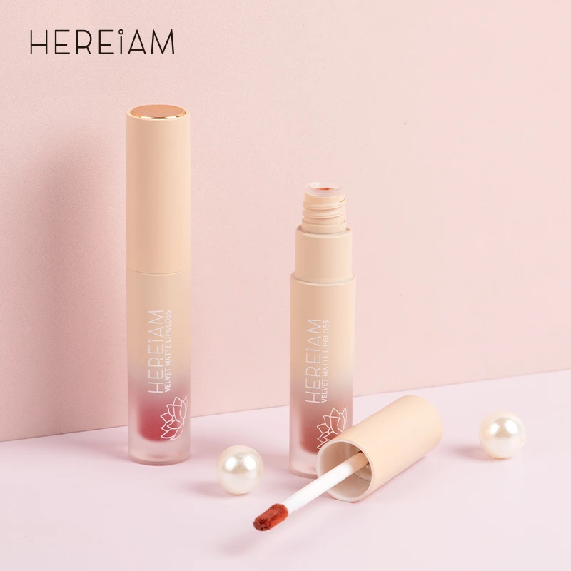 HEREIAM夏姆斯娅合作款丝绒哑光持久唇彩轻薄保湿不拔干不易掉色