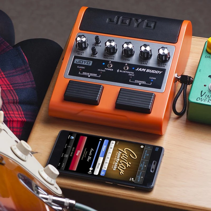 JOYO卓乐双通道踏板式吉他效果器音箱JamBuddy便携可充电蓝牙音响