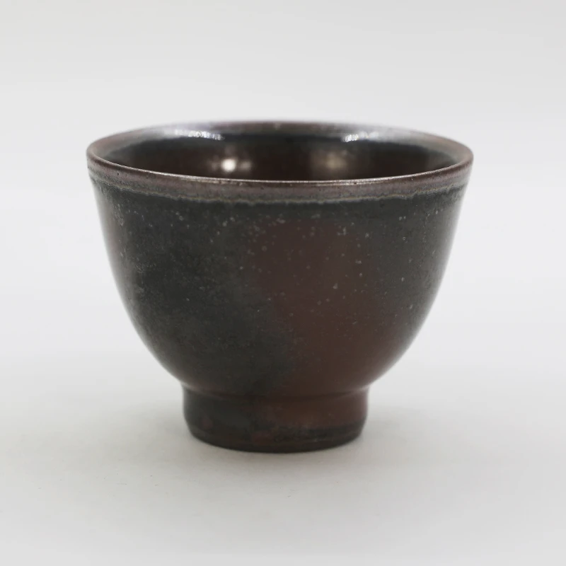惊【新品】雷杰 手作水墨钧红系列|平口杯（小）陶瓷主人杯单杯2351※
