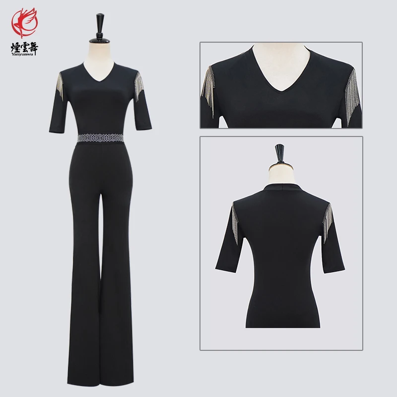 【主播精选】烟云舞形体训练服礼仪导师服模特走秀练功服XTM538-H
