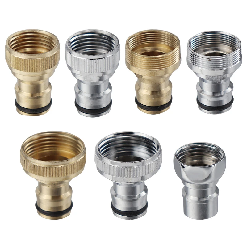 全铜洗车水枪水管接头快速配件4分6分内丝外丝接头快速奶嘴接头