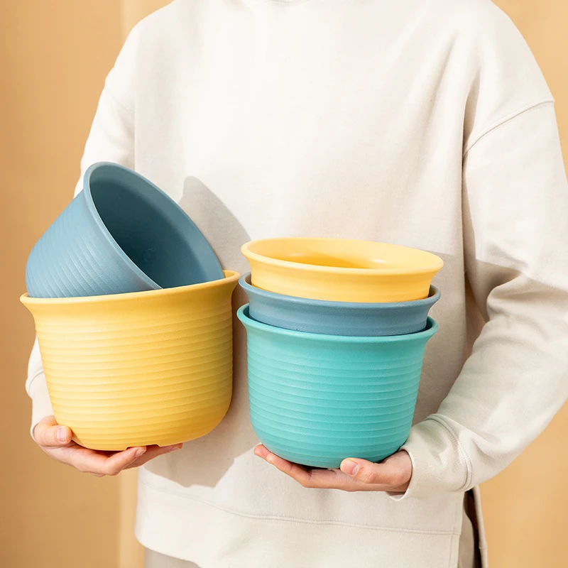 瑞普多肉绿萝网红小花盆树脂北欧简约加厚塑料创意大号阳台装饰